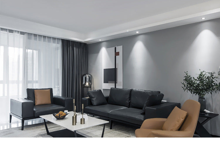 Ceiling Lamp led Living Room Lamp Rectangular Elegant Home Modern Simple Bedroom Lamp Whole House Lighting Set Combination