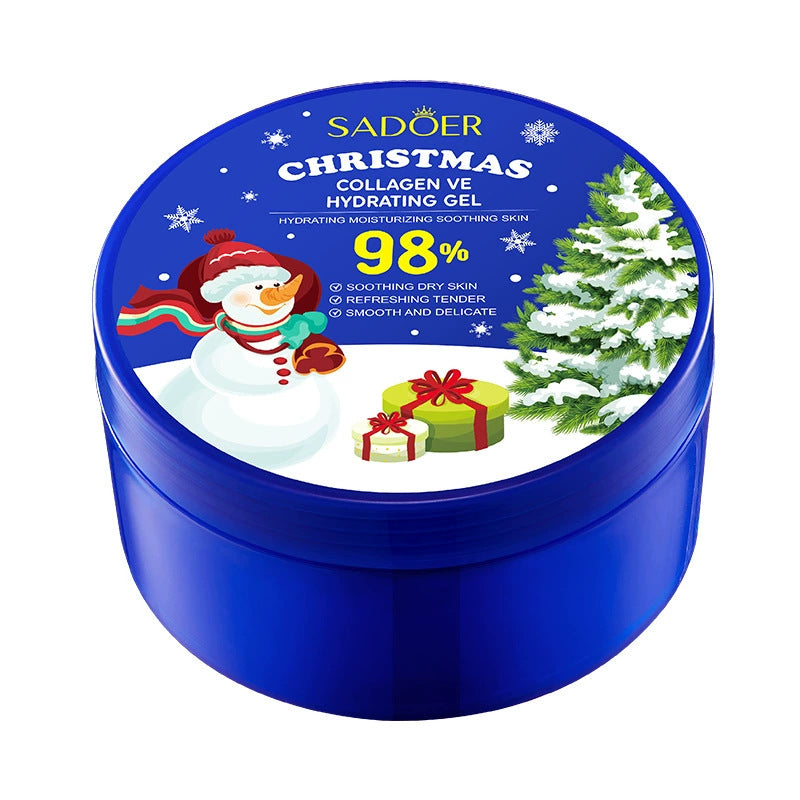 Christmas Red Pomegranate Moisturizing Gel SADOER Moisturizing Aloe Vera Gel Cream Cross-Border Foreign Trade Wholesale