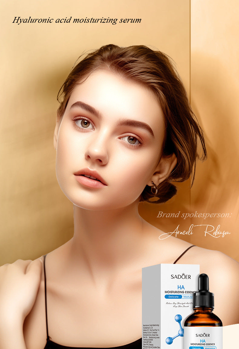 Full English Essence Serum SADOER Hyaluronic Acid Arbutin Moisturizing and Hydrating30ml  Foreign Trade Live Wholesale