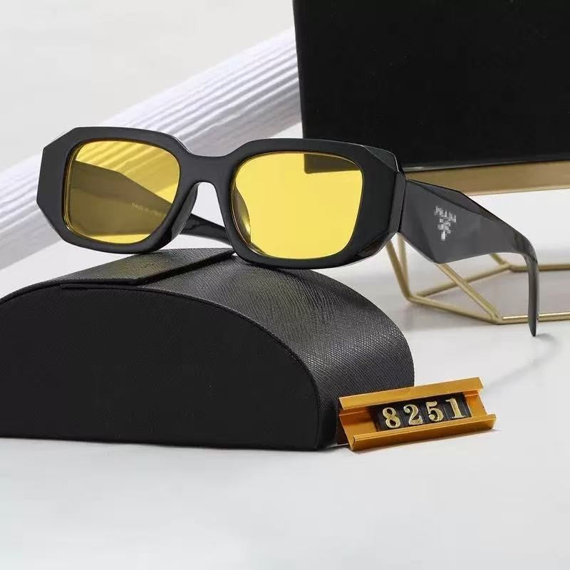 New P Home Sunglasses Europe and America ins Fashion Trade Sunglasses Cat Eye Small Frame Retro High-end Feel2660Same Style