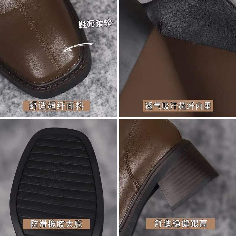 High Heel Long Boots for Women2025New Autumn and Winter Martin Boots with a High Tube Design, Popular on Social Media