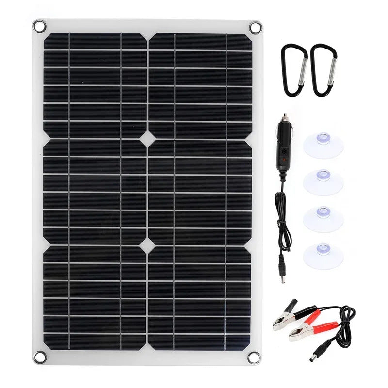 E-commerce 20W Monocrystalline Solar Panel Kit 600W Charger Controller Energy Storage Power Generation System