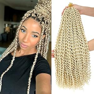 TEMU Hot Selling Cross-Border Export Crochet Hair Passion Water Ripple Curve15Crochet Hair Extensions African Wig Found