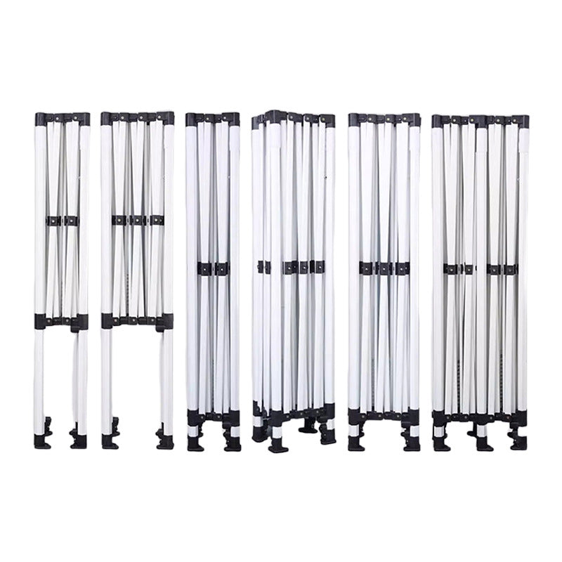 Thickened Four-Corner Tent Stand Hexagonal Outdoor Stall Use Rain Shelter Frame Sunshade Umbrella Stand Foldable Telescopic Canopy