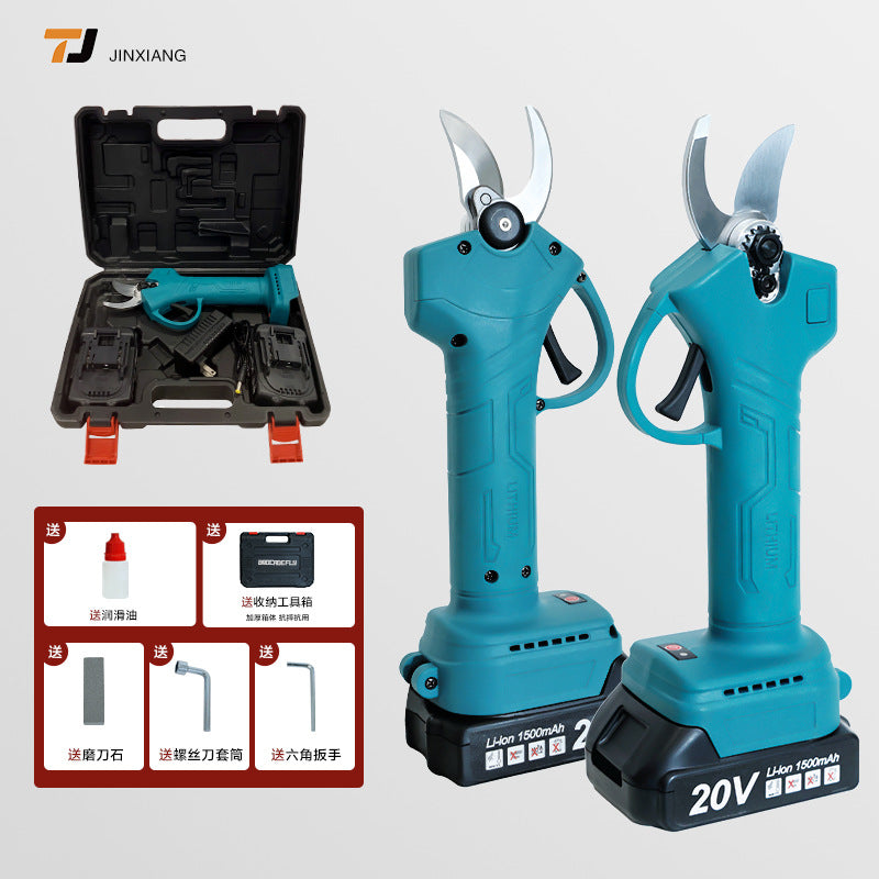 Hot selling portable home electric scissors Rechargeable Pruning Shears for Fruit Trees Lithium Battery Electric Pruner for Garden Pruning