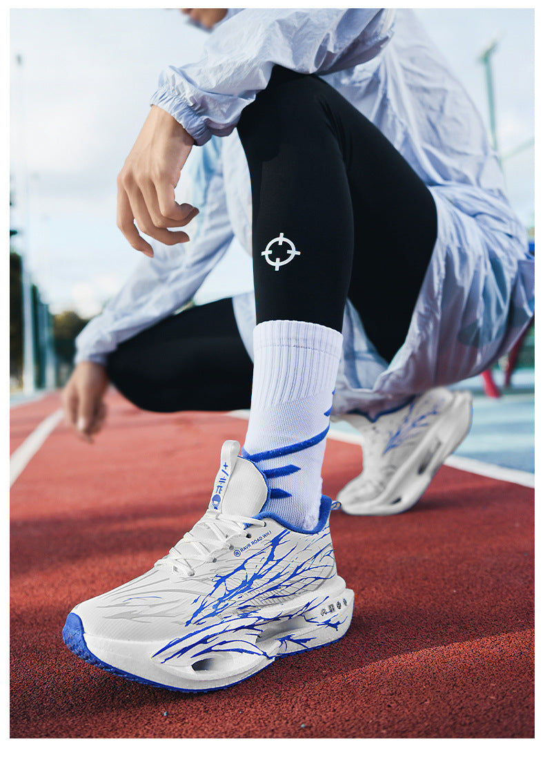 Red Rabbit9pro Winter New Leather Fleece-Lined Warm Running Shoes for Teenagers with Real Carbon Plate Training Sports Shoes