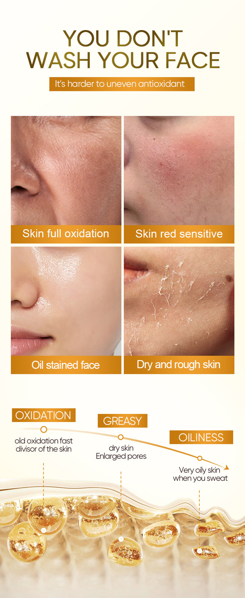 姜黄抗氧化洁面乳 BIOAOUA 面部清洁洁面乳 跨境外贸批发