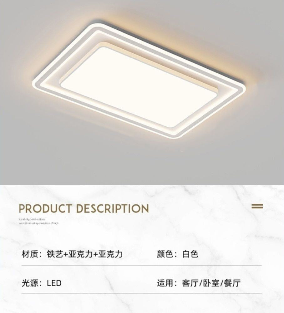 2025New Style Living Room Elegant Ceiling Light Main Light Eye Protection led Modern Whole House Minimalist Lighting Bedroom