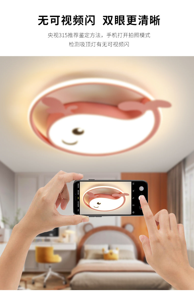 Creative Children's Lamp Bedroom lamp cartoon ceiling light modern minimalist LED Eye Protection Room Lamp Zhongshan Lighting Wholesale