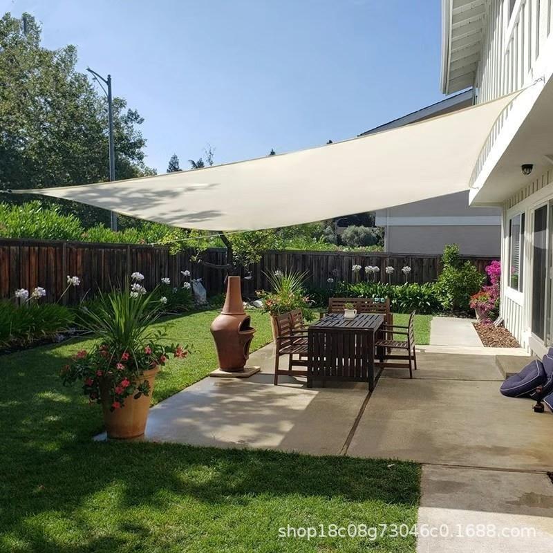 Amazon Sunshade Sail Outdoor Sunshade Umbrella Canopy Sunshade Net Sunshade Awning Thickened Waterproof Rainproof