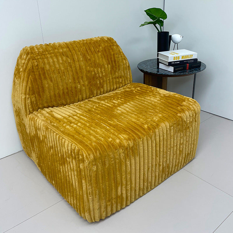 2025New Mid-Century Style Simple Living Room Small Apartment Straight Row Rental Bedroom Two or Three-Seater Fabric Sofa