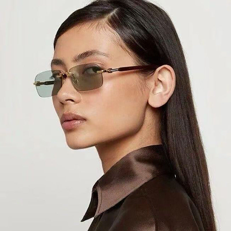 European and American new style square frame sunglasses for women INS Windproof Sunglasses for Men Driving Glasses sunglasses