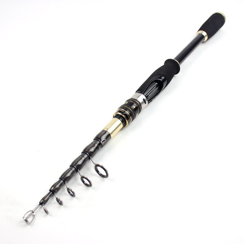 Carbon Fiber Sea Fishing Rod 2.1Hard Fishing Rod Super lightweight High Strength Travel Portable Fishing