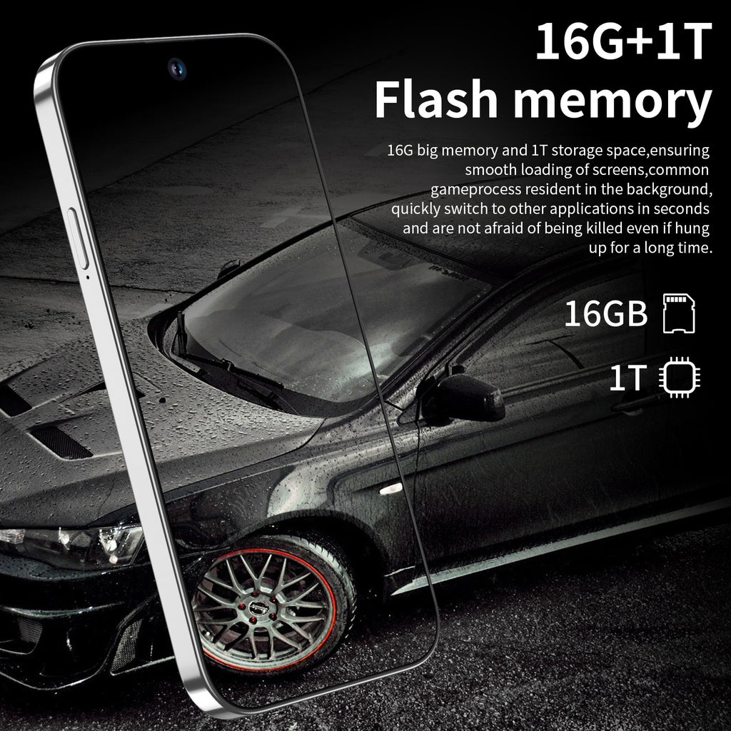 2025Popular i15ProMax Realistic phone16+1T Smart All-in-One Machine Factory Direct