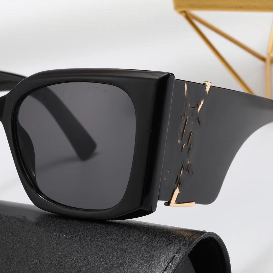 Yang Shulin's Same Style High-Quality Fashion Sunglasses Cat Eye Women's Sunglasses Sun Protection UV Protection Men's Style119