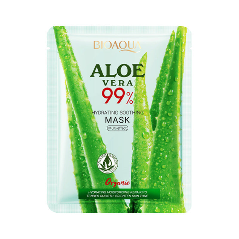 Aloe Vera Mask BIOAOUA Moisturizing, soothing, nourishing, hydrating face mask cross-border wholesale