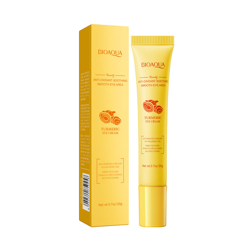 BIOAOUA Turmeric Antioxidant Soothing Eye Cream Brightening, moisturizing and moisturizing eye cream  foreign trade wholesale
