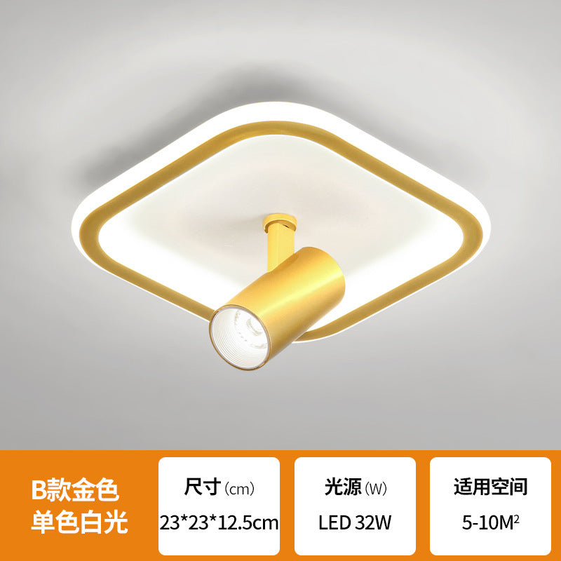 Aisle Light with Spotlight Corridor Light Entryway Staircase Cloakroom Balcony Light Luxury Internet Celebrity Ceiling Light led