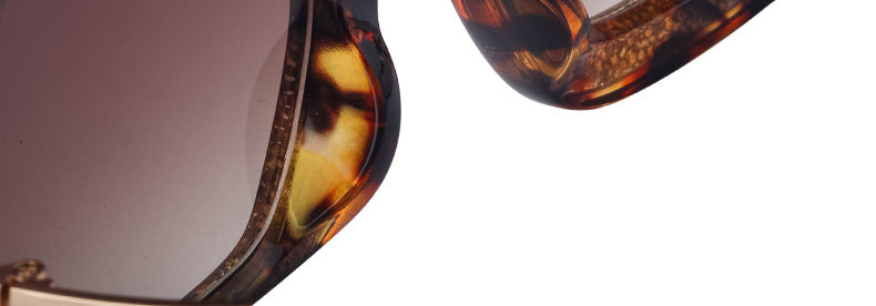 European and American Style Women's Sunglasses with Rhinestones, Irregular Polygonal Large Frame Sunglasses, Trendy High-End Glasses Wholesale