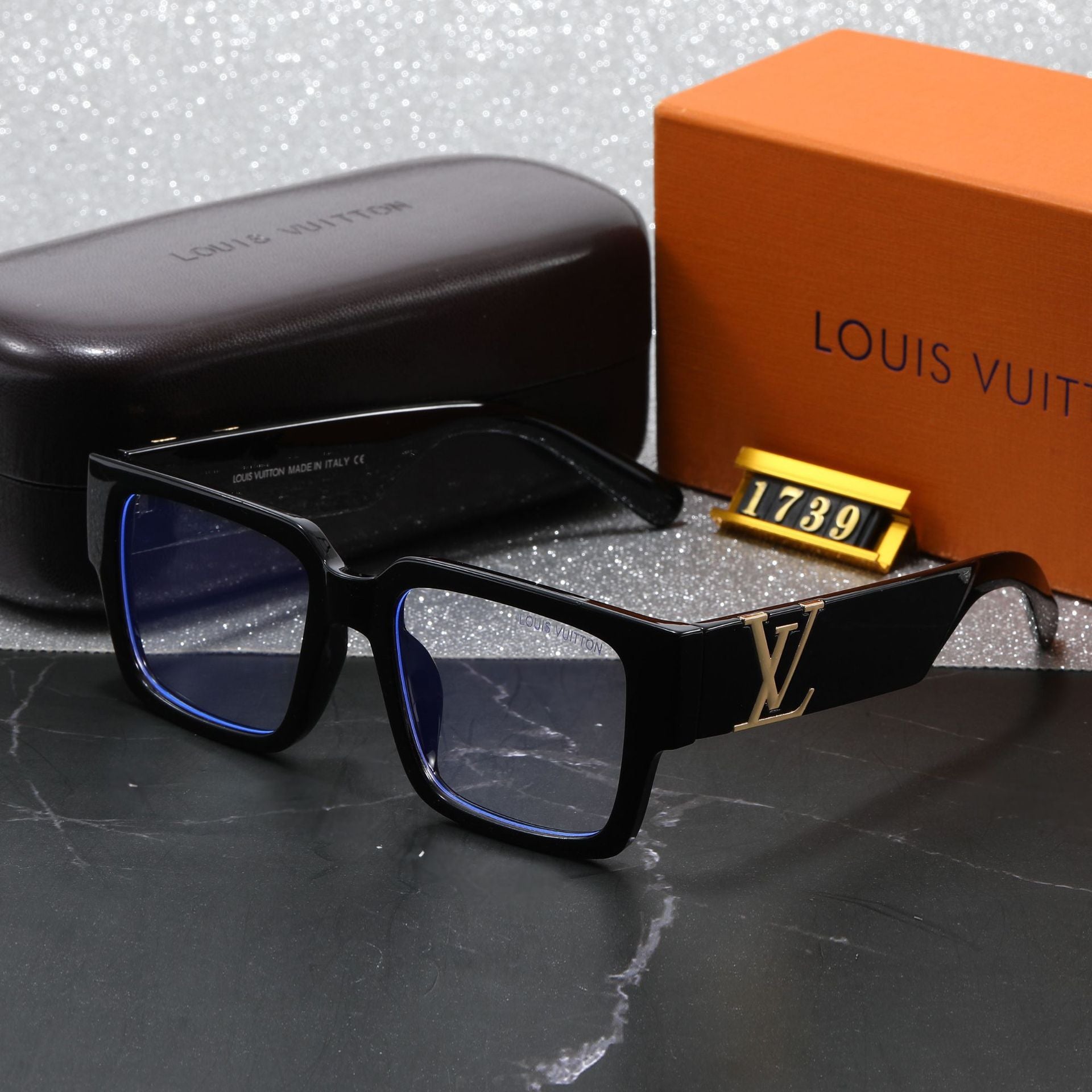 New Fashion Large Frame Square Lens Women's High-end Sunglasses European and American Trend Outdoor Sunshade Wholesale