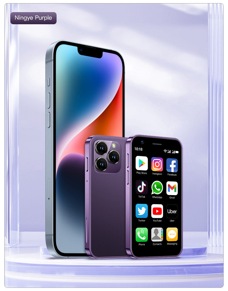 XS16All Netcom4G Mini Mobile Phone Ultra Small Pocket Four Core Android Smart Phone Google