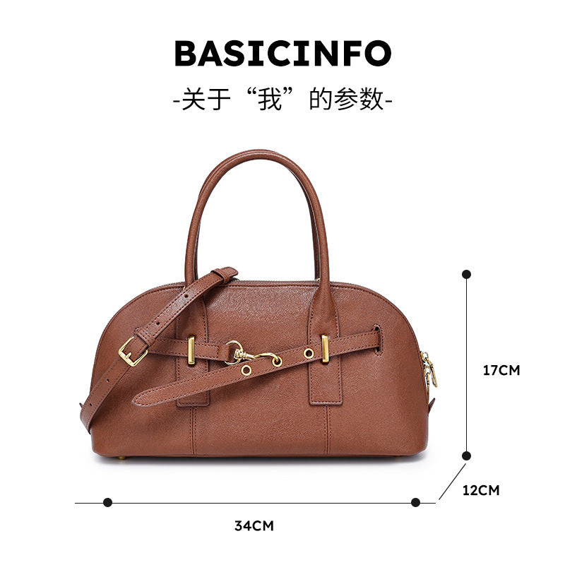Liao Family Retro Tote Bag for Women, Large Capacity, New Trendy Fashion Women's Bag, Versatile Underarm Single Shoulder Bag, Commuting Crossbody Bag