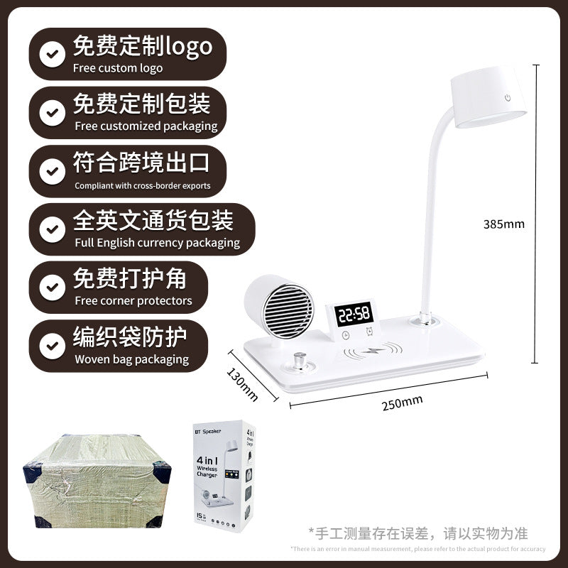 Customized Multifunctional Eye Protection Desk Lamp for Study, Smart Reading Lamp, Desktop Foldable Digital Display Time Study Lamp