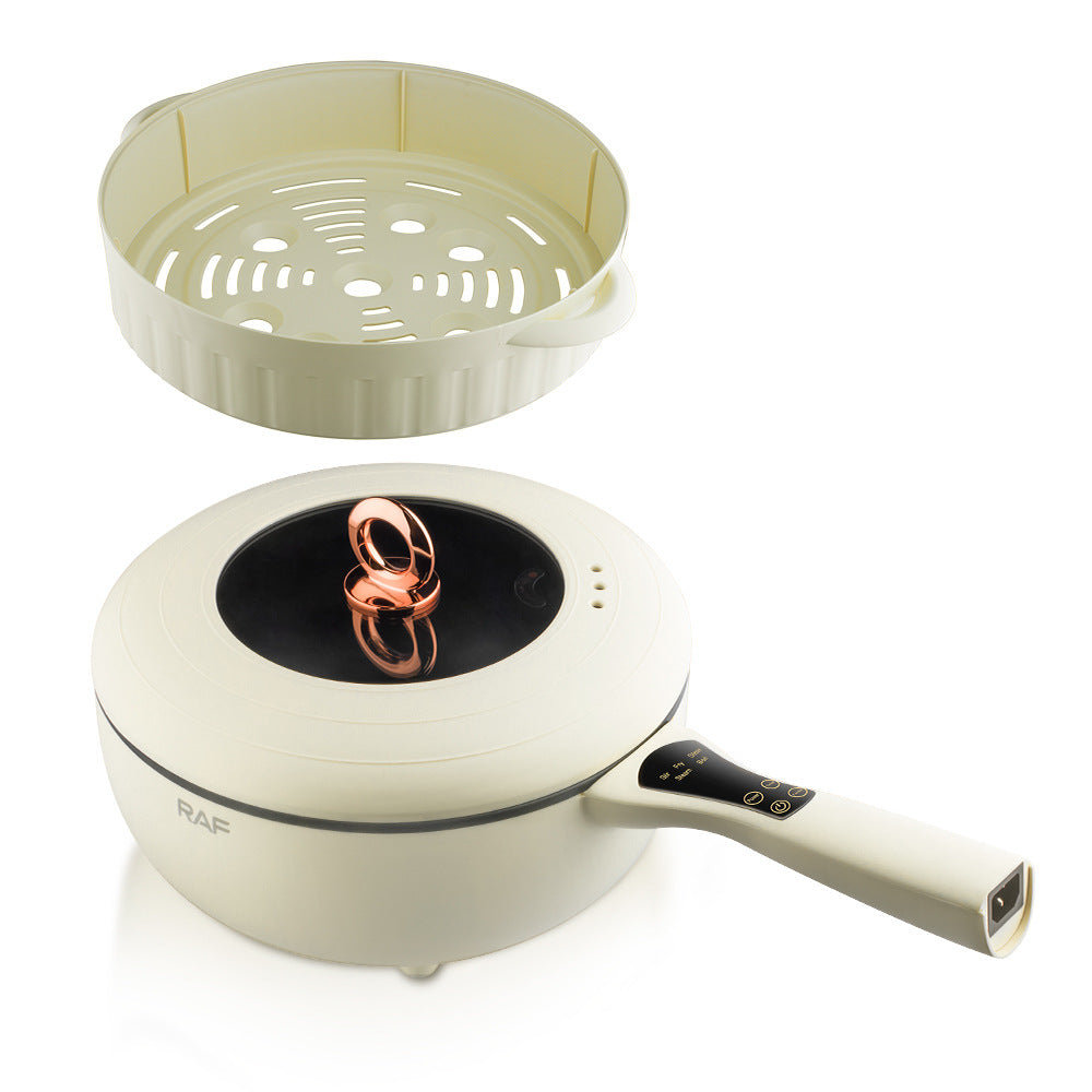 RAF European Standard Multifunctional Electric Frying Pan Household Integrated Non-Stick Cooking Pot Electric Cooking Pot Steamer5L+7L