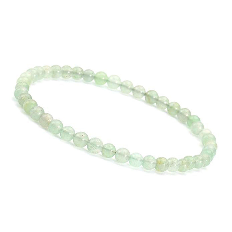 4mm Tiger Eye Stone Bracelet Small Natural Stone Striped Agate White Pine Beaded Moonstone Women's Bracelet