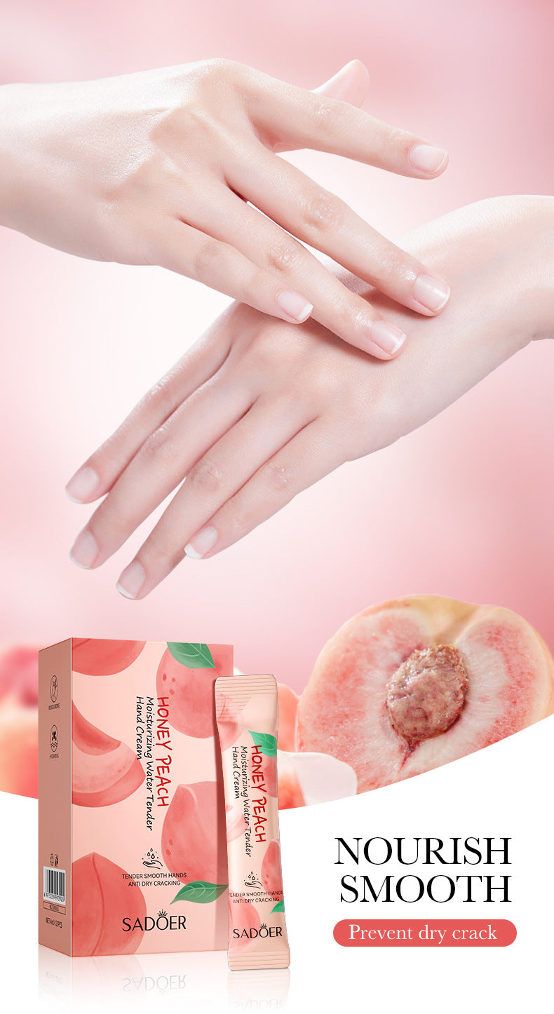 Pure English Hand Cream Box SADOER Avocado Peach Grapefruit Hydrating Hand Cream  Wholesale