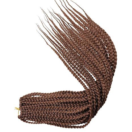 Cross-border Crochet Three-strand Braid Three strand braided synthetic hair extens