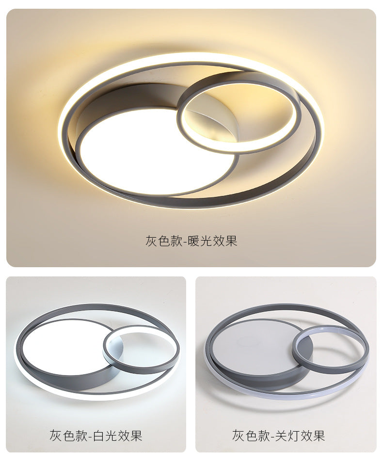 Wholesale New Bedroom Lamp Dining Room Lamp Living Room Lamp Simple Modern Cozy Master Bedroom Round Nordic Ceiling Light Fixture