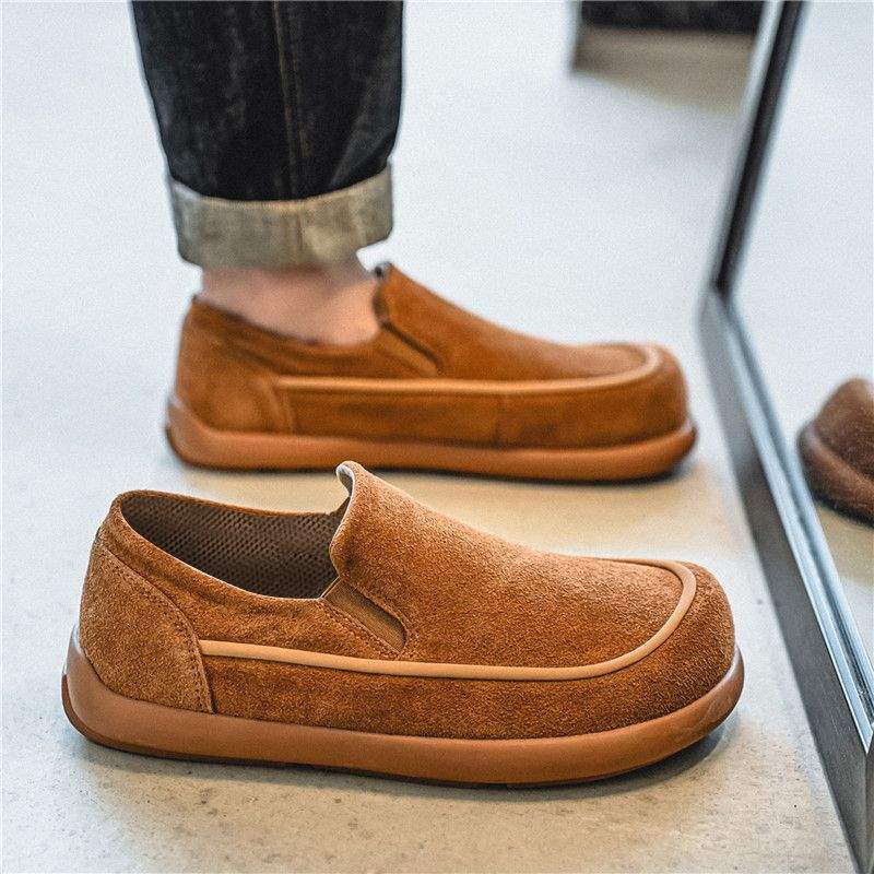 Birkenstock Shoes Men's Spring Anti-Slip Wear-Resistant Retro Sports Casual Shoes Men's Lazy Slip-On Large Size Loafers