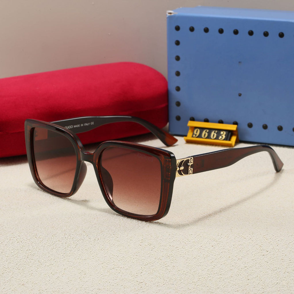 2025New Korean Style Unisex Square Sunglasses Travel Small Frame Sunglasses Internet Celebrity Fashion Personality High-end Glasses