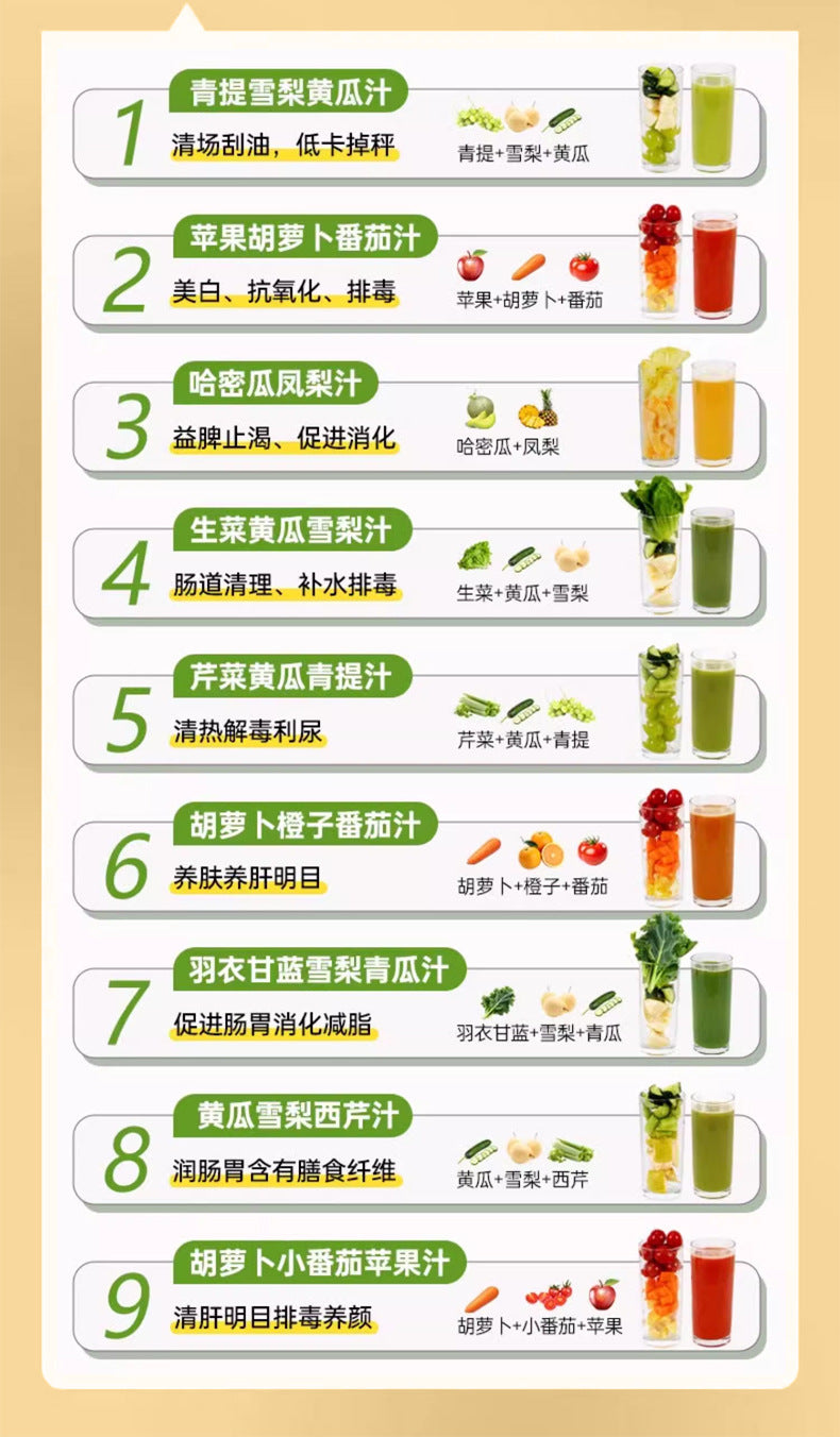 Customized Processing Original Juice Machine Pulp Juice Separation Small Household Blender Silent Fully Automatic Fresh Juice Machine Multi-Functional