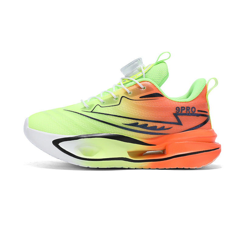 Red Rabbit9PRO Children's Fashion Casual Rotating Buckle Sports Shoes for Girls Lightweight Non-Slip Wear-Resistant Running Shoes for Boys