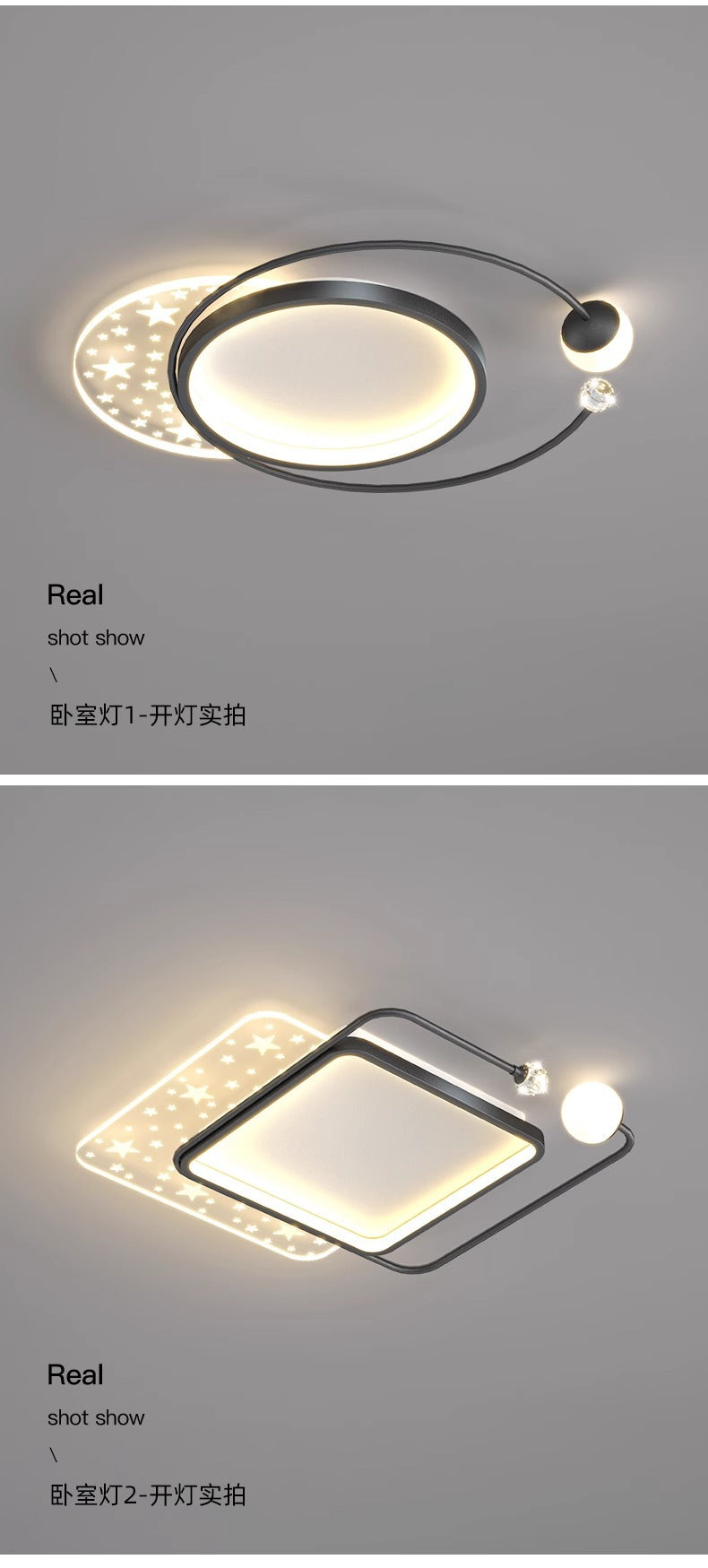 Zhongshan Lamp New Model Living Room Lamp Modern Simple Elegant Full Spectrum High-end Main Lamp Whole House Package Combination Lighting Fixture