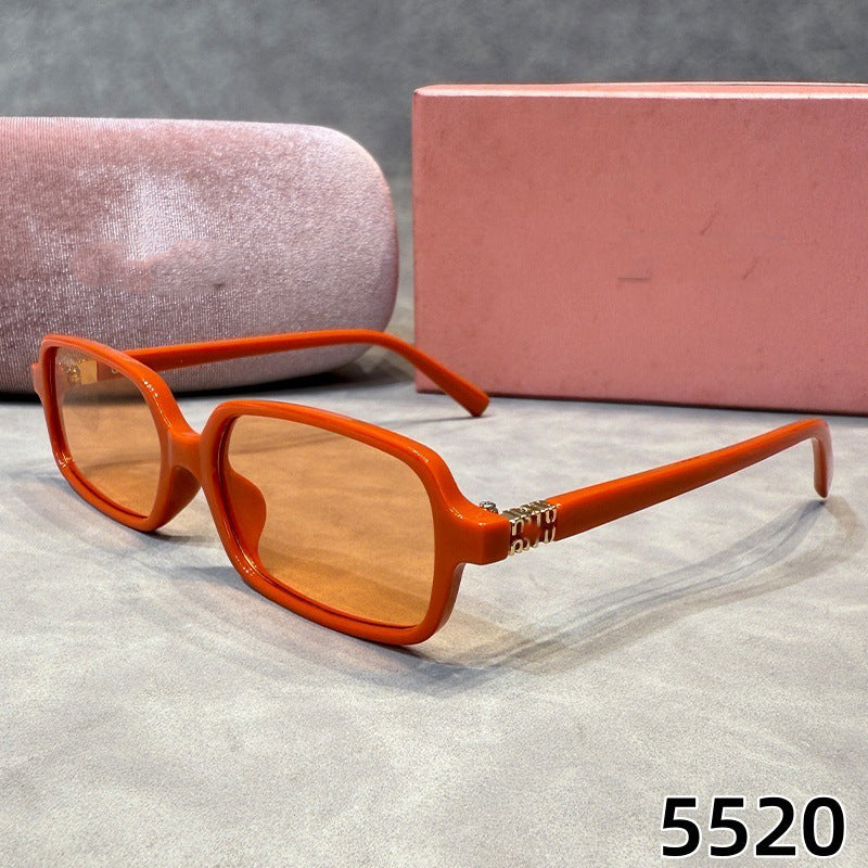 New miu Women's Sunglasses High-end Tortoiseshell Bookworm Sunscreen Sunglasses Wholesale Outdoor Street Photography Travel Glasses