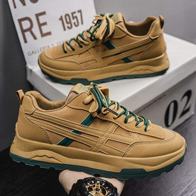 Spring men's shoes2025New Dad Shoes for Men, Youth Casual Running Thick-Soled Sports Trendy Shoes, Sneakers