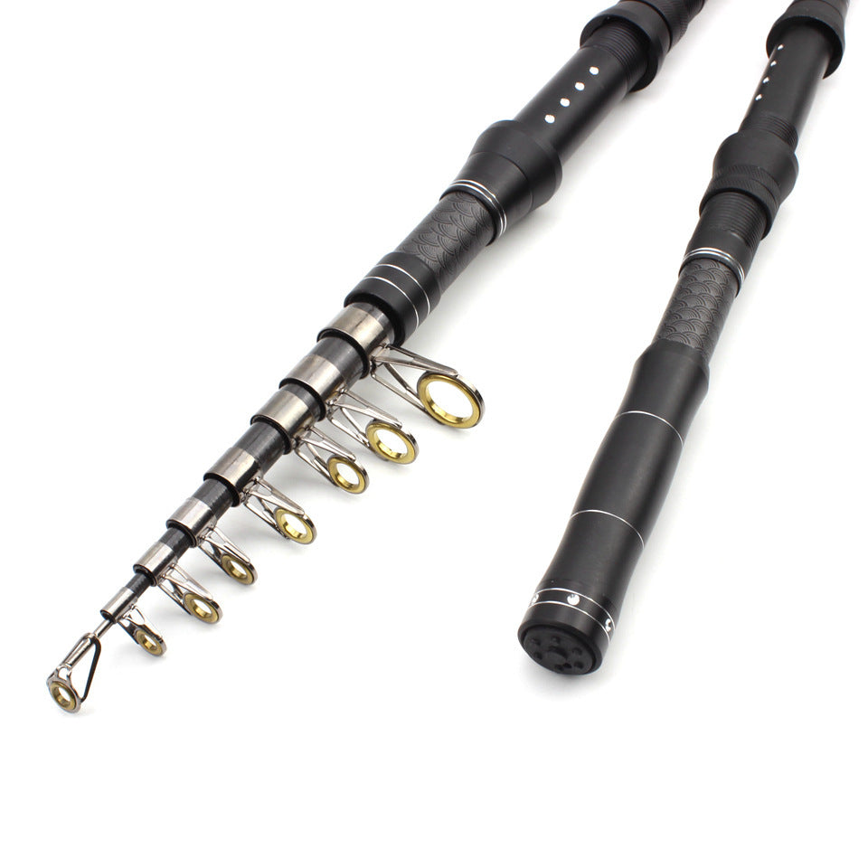 Portable Ultra-Short Fishing Gear Set Carbon Short Sea Rod Spinning Reel Combination European and American FBA Fishing rod