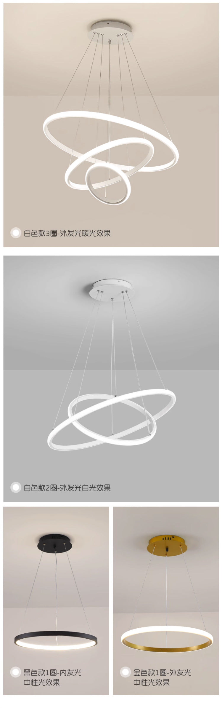 Zhongshan Lighting Wholesale LED Ceiling Lamp Bedroom Dining Room Lamp Minimalist Modern Creative Lighting Nordic Bar Pendant Light