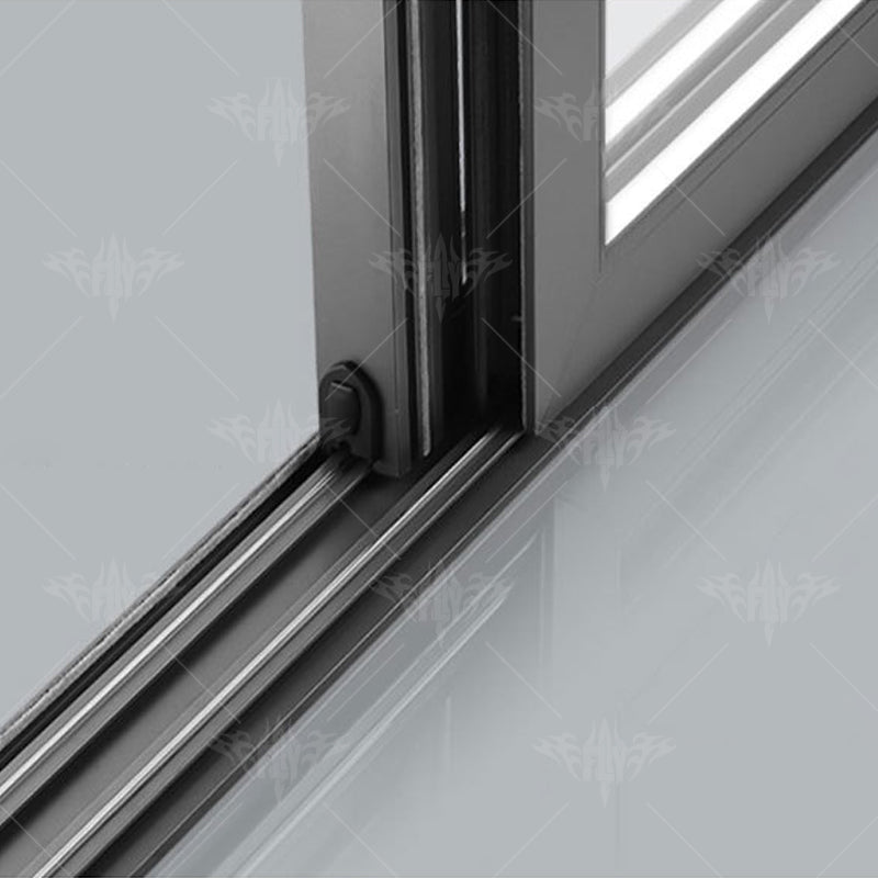 Aluminum Balcony Aluminum Profile Balcony 3 Track Aluminum Framed Sliding Door Double Glass Sliding Doors With Screen