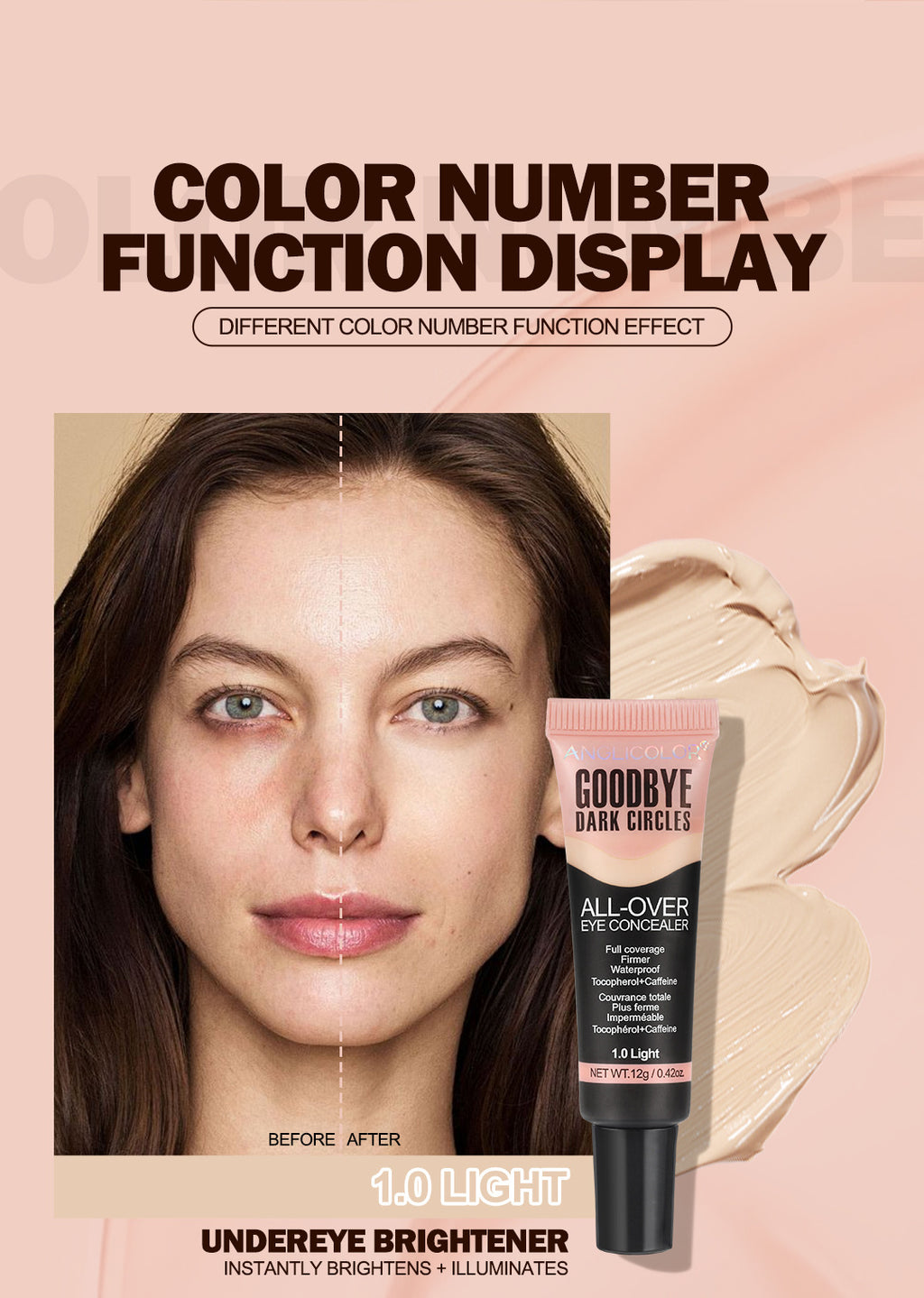 Face Spot Concealer Long-lasting Natural Tattoo Concealer Eye Body Concealer Liquid Wholesale