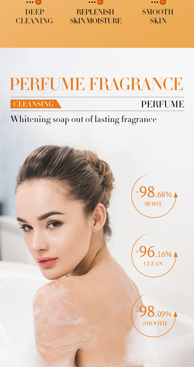 All English Vitamins C Soap SADOER Clean Bath Cleansing Essential Oil Handmade Soap  Foreign Trade Wholesale