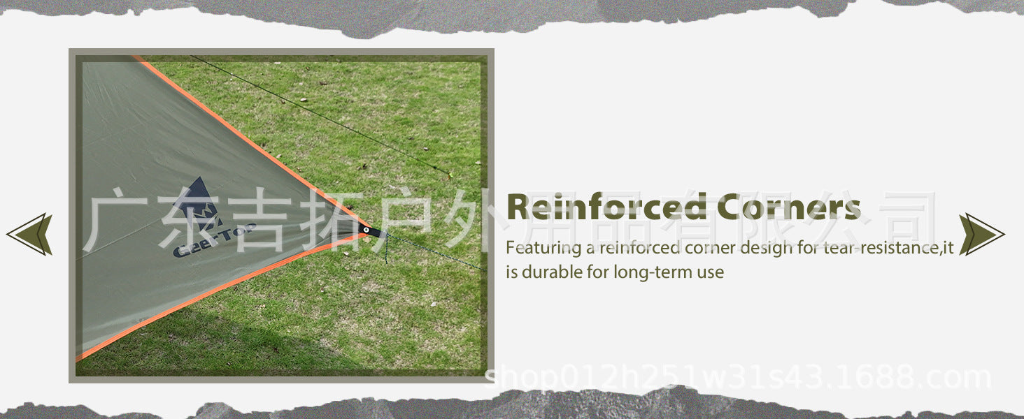 New Car Side Canopy Sunshade Outdoor Camping SUV Self-driving Car Side Awning Sunshade Rainproof Awning