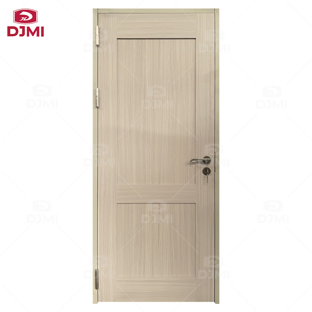 Fire Protection Certification Modern New Designs Bedroom Metal Frame Interior Solid Wooden Room Doors for Houses