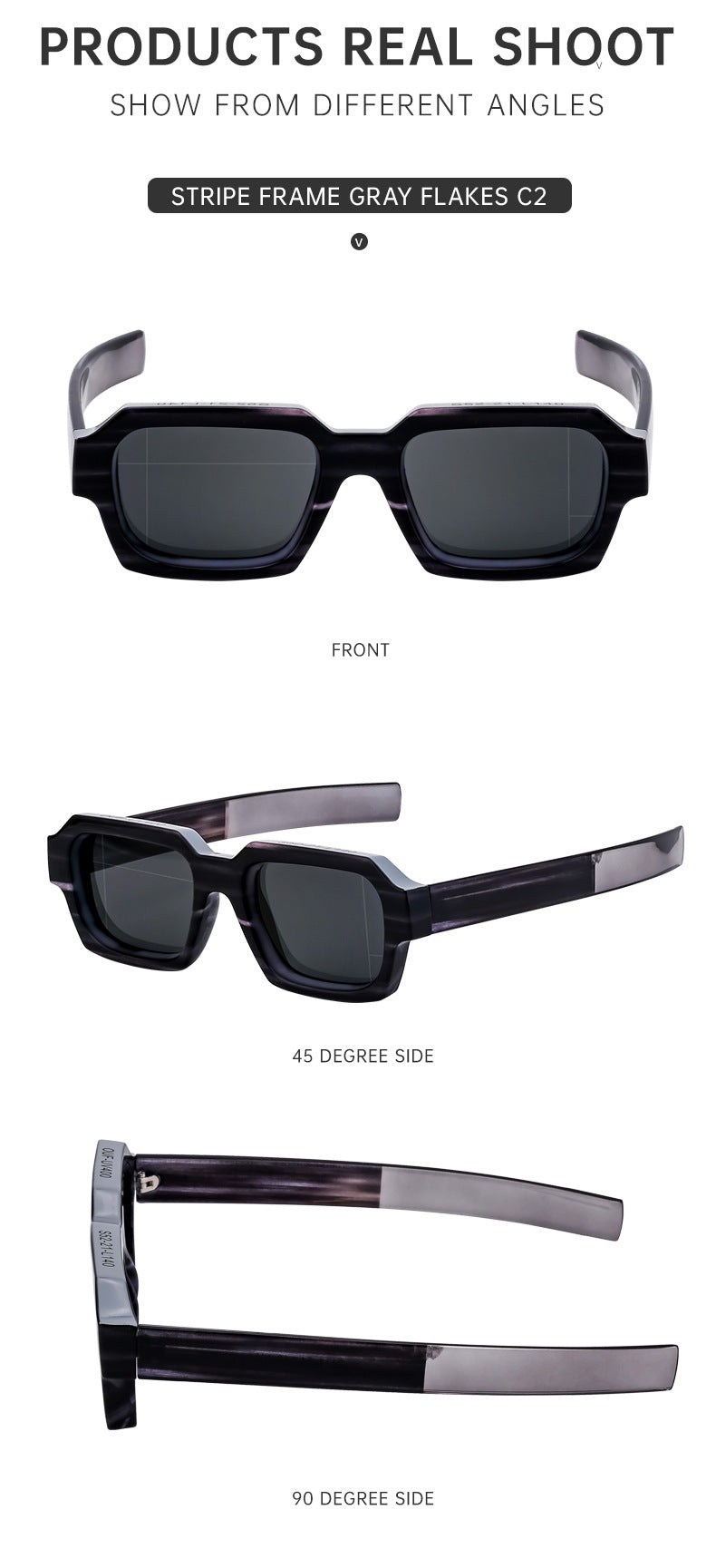 New Fashion Square Frame Sunglasses for Men and Women with a High-End Feel INS European and American style sunglasses outdoor glasses sglasses