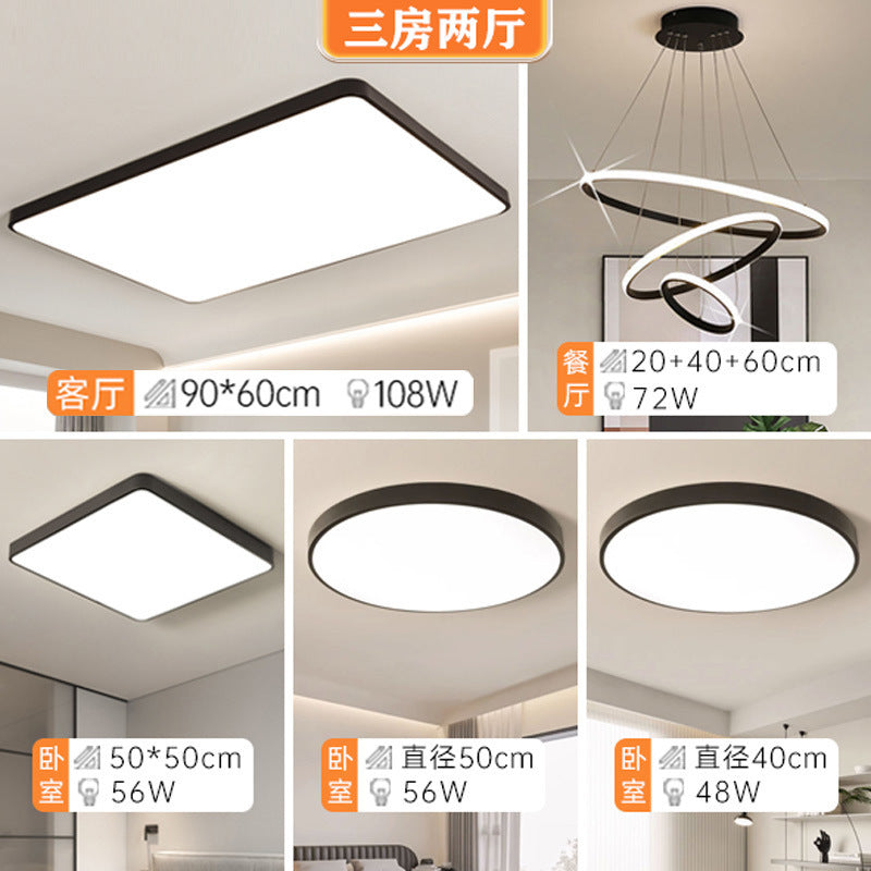 Modern simple personality square living room lamp Nordic Creative Home Use led Bedroom Ceiling Light Zhongshan Lighting Fixtures