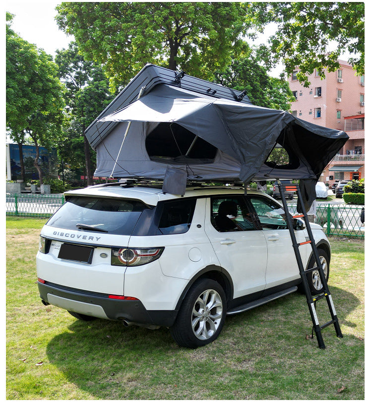 New Full Aluminum Alloy Roof Tent Car Travel Hard Shell Car Tent Outdoor Camping Self-Driving Tour Roof Tent