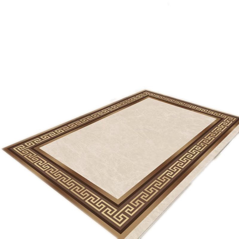 Light Luxury Living Room Carpet Modern Bedroom Full Geometric Carpet Home Simple Line Stain-Resistant Sofa Cushion